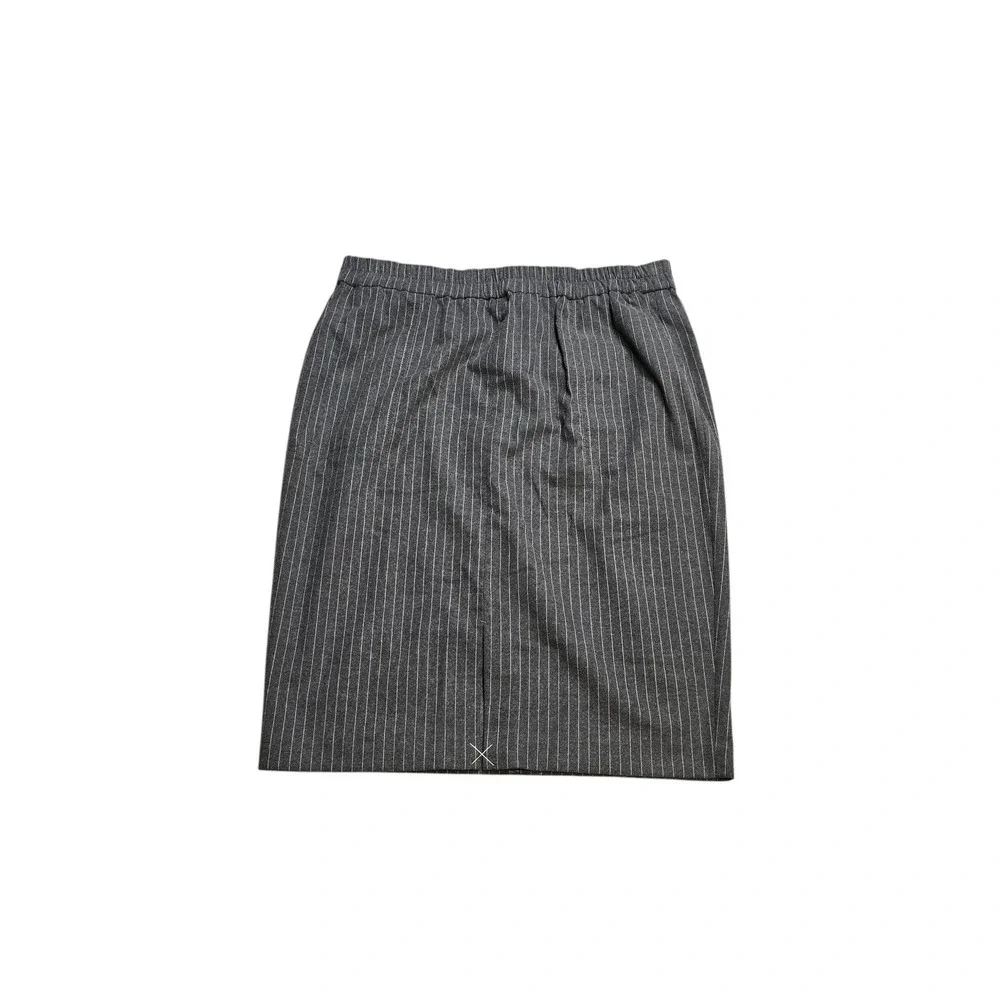 LOFT Outlet Women's Gray Pinstripe Pencil Skirt with Pockets New with Tags M